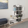 Hanah Home Estantería Karlin Blanco y Antracita